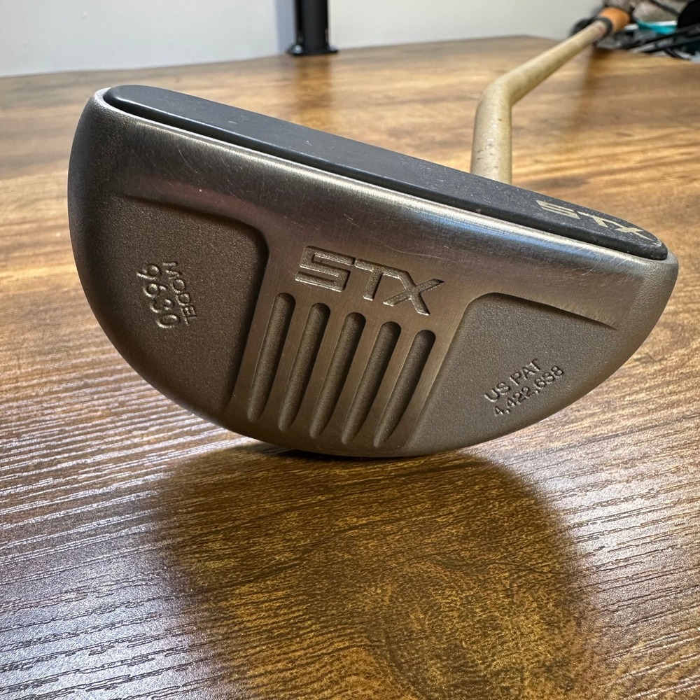 STX Model 9630 Mallet Putter Right Handed Winn Golf Grip Tan Shaft